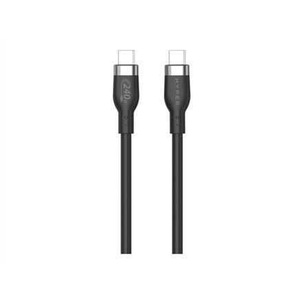 2M USB-C CHARGING CABLE BLAC/K SILICONE 240W