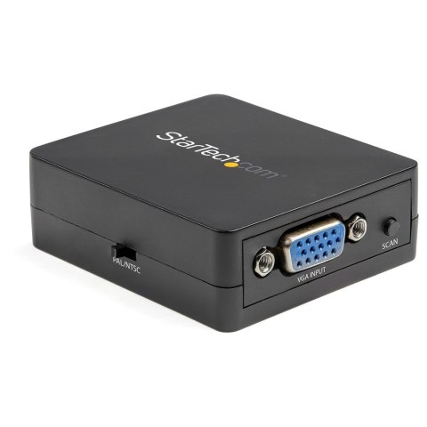 VGA TO RCA + S-VIDEO CONVERTER/- USB POWERED - S-VIDEO INPUT