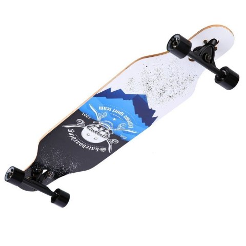 LONGBOARD SKULL WOOD SKATE NILS EXTREME