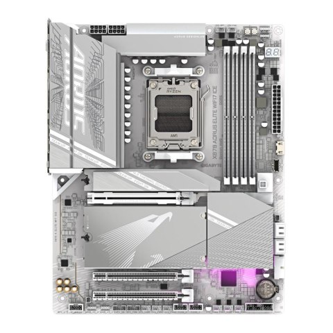 Płyta Gigabyte X870 A ELITE WIFI7 ICE X870/DDR5/SATA3/M.2/USB4/PCIe5.0/WiFi/BT/AM5/ATX