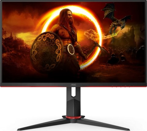 Monitor AOC Q27G2S/EU (27" /IPS /165Hz /2560 x 1440 /Czarno-czerwony)