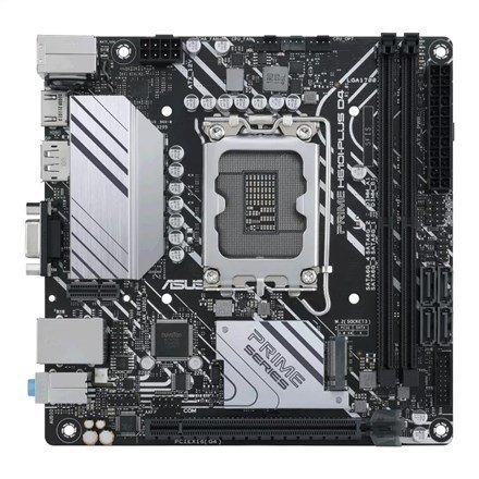 Asus | PŁYTA GŁÓWNA PRIME H610I-PLUS D4-CSM | Rodzina procesorów Intel | Gniazdo procesora LGA1700 | Moduły DIMM DDR4 | Gniazda 