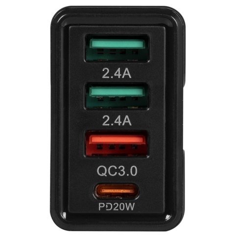 Ładowarka sieciowa wtyczka USB 3.0+PD32W szybkie ładowanie