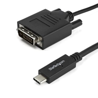 StarTech.com CDP2DVIMM2MB adapter kablowy 2 m USB Type-C DVI-D Czarny