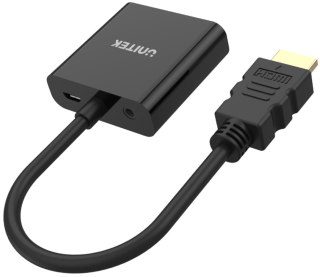 Adapter Unitek Y-6333 HDMI to VGA + audio