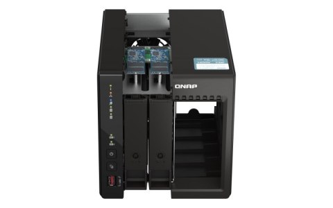 Qnap TS-253E-8G, Tower, 2 x 2.5"/3.5" SATA, Intel Celeron J6412 4C/4T, 8 GB DDR4 onboard not expandable, 2 x 2.5GbE, External ad