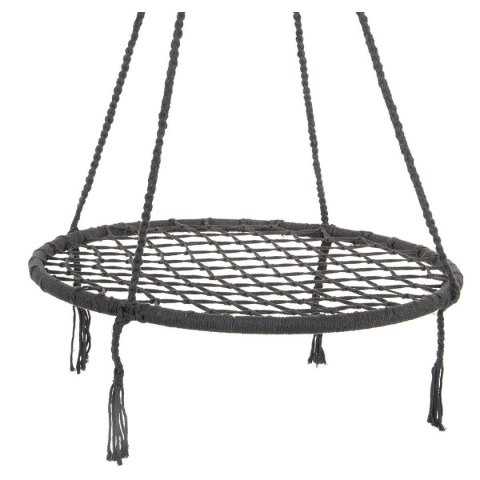 Huśtawka Bocianie Gniazdo Hamak Wiszący Ogrodowy Szary ROYOKAMP 80 cm Huśtawka Bocianie Gniazdo Hamak Wiszący Ogrodowy Szary ROYOKAMP 80 cm