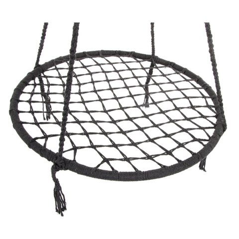 Huśtawka Bocianie Gniazdo Hamak Wiszący Ogrodowy Szary ROYOKAMP 80 cm Huśtawka Bocianie Gniazdo Hamak Wiszący Ogrodowy Szary ROYOKAMP 80 cm