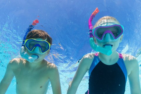 Maska do Nurkowania Snorkelingu Pływania dla Dzieci z Ustnikiem BESTWAY 7+