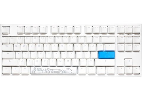 Ducky One 2 RGB TKL klawiatura Uniwersalne USB Biały