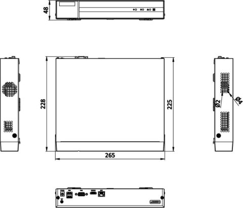 Rejestrator IP Hilook by Hikvision 4MP NVR-4CH-4MP