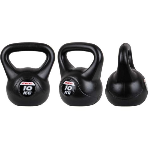 Hantla Kettlebell Odważnik Crossfit Fitness Kompozytowy Solidny ENERO 10 kg