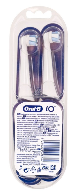 Braun Końcówki Oral-B EB6 iO Ultimate Clean Białe