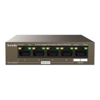 Switch niezarządzalny Tenda TEG1105PD 5-port 1GbE PoE