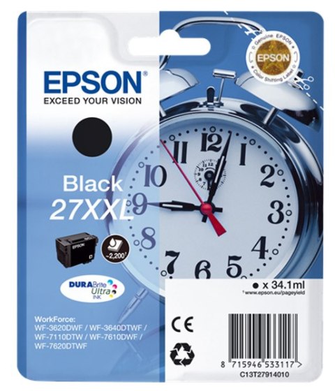 Tusz EPSON 27XXL Czarny C13T27914010