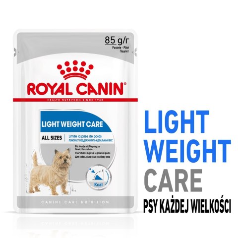 ROYAL CANIN CCN LIGHT WEIGHT CARE LOAF - mokra karma dla psa dorosłego - 12x85g