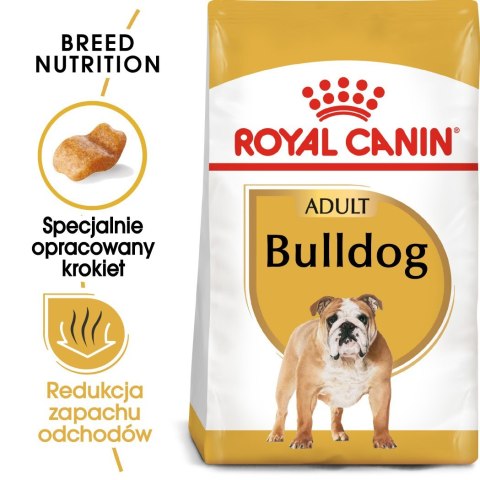 Royal Canin BHN Bulldog Adult - sucha karma dla psa dorosłego rasy bulldog - 12kg