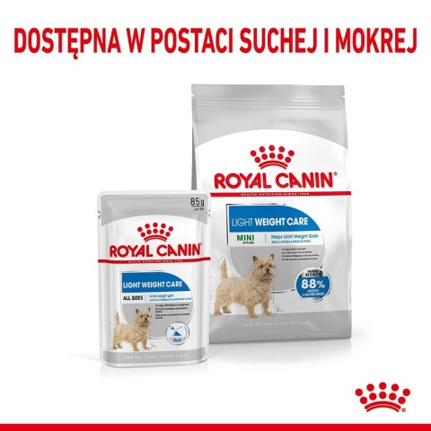 Royal Canin CCN MINI LIGHT WEIGHT CARE - sucha karma dla psa dorosłego - 3kg