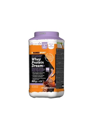 Odrzywka białkowa NAMEDSPORT Whey protein dream / mus czekoladowy 800g