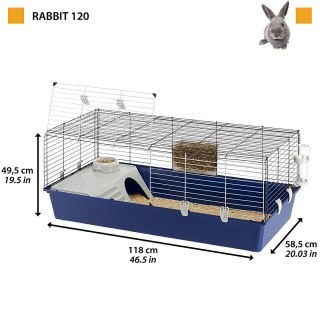 FERPLAST Rabbit 120 - klatka dla królika