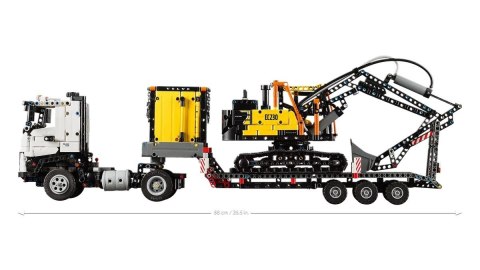 LEGO Technic 42175 Ciężarówka Volvo FMX i koparka EC230 Electric