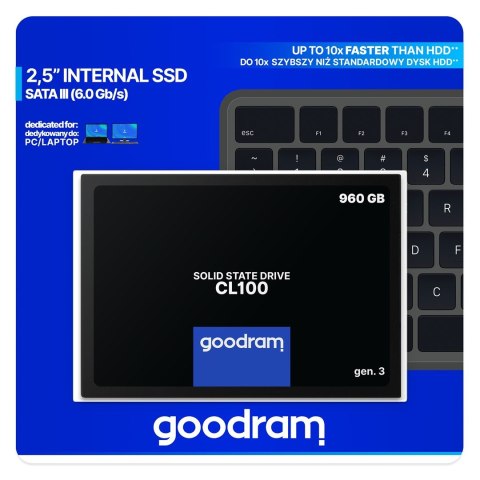 SSD GOODRAM CL100 Gen. 3 960GB SATA III 2,5 RETAIL