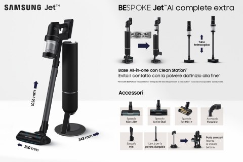 Odkurzacz Samsung Bespoke Jet AI VS28C9784QK/WA