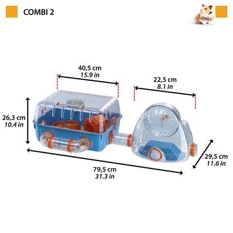 COMBI 2.2- klatka dla chomików