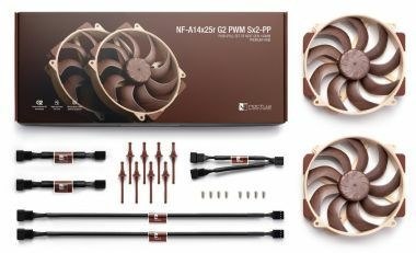 Wentylatory NOCTUA 140mm NF-A14x25r G2 PWM Sx2-PP