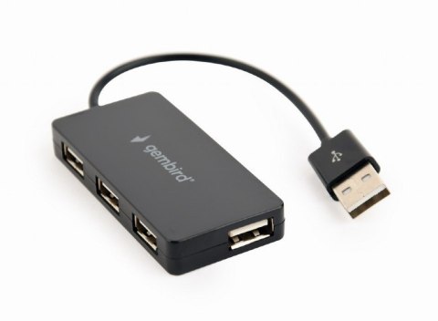 GEMBIRD USB 2.0 4-port hub black