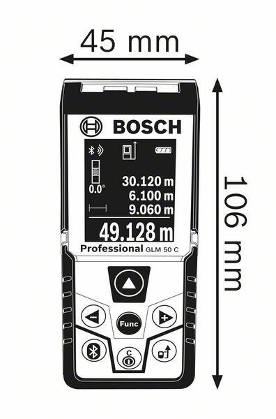 Dalmierz laserowy BOSCH GLM 50 C 0601072C00 (50 m)