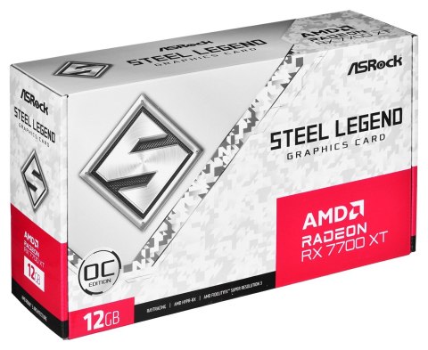 Karta graficzna ASRock Radeon RX 7700 XT Steel Legend 12GB OC