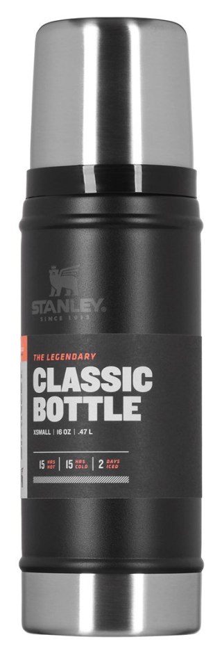 Stanley termos LEGENDARY CLASSIC - MATTE BLACK 0,47L