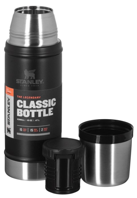 Stanley termos LEGENDARY CLASSIC - MATTE BLACK 0,47L