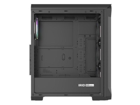 Obudowa NATEC Genesis Irid 505 ARGB NPC-1518 (ATX. Micro ATX. Mini ITX; kolor czarny)