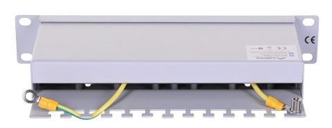 Patch panel Lanberg PPF6-9012-S (1U; 10"; kat. 6; FTP; 12xRJ-45)