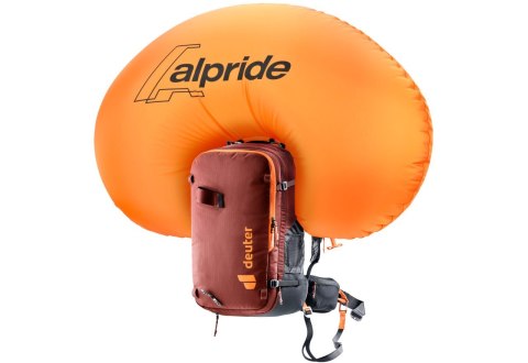 Plecak lawinowy Deuter Alproof 30 SL - redwood/black