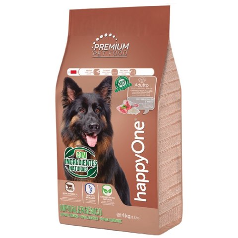 HappyOne Adult Dog - Hypoallergenic z jagnięciną 4kg