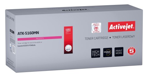 Activejet ATK-5160MN Toner (zamiennik Kyocera TK-5160M; Supreme; 12000 stron; czerwony)