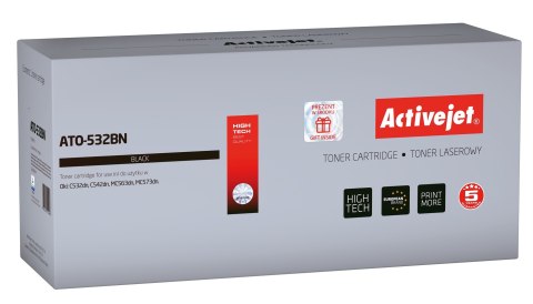 Activejet ATO-532BN Toner (zamiennik OKI 46490404; Supreme; 1500 stron; czarny)