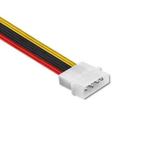 Qoltec Kabel adapter POWER MOLEX | 2xSATA | 0.2m