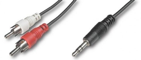 TECHLY 504402 0.5m /s2x RCA (L/R) 1x Jack 3.5 mm