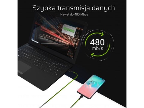 GREEN CELL ZESTAW KABLI KABGCSET05 3X KABEL GC RAY USB - LIGHTNING 120CM, BIAŁY LED