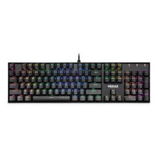 Klawiatura przewodowa Defender MIRAX GK-352 MECHANICZNA podświetlana gaming RGB outemu blue