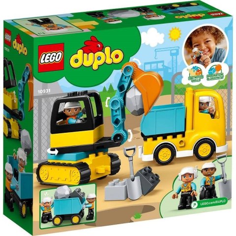 LEGO DUPLO 10931 Ciężarówka i koparka gąsienicowa