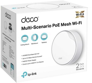 DOMOWY SYSTEM WI-FI MESH TP-LINK DECO X50-POE (2-PACK)