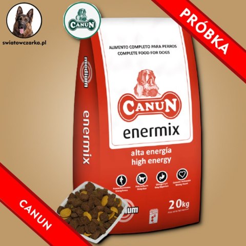 PRÓBKA Canun Enermix dla psów dorosłych szkolących się 150g