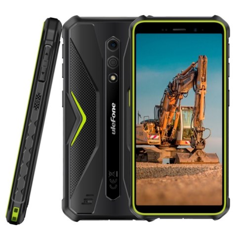 Smartphone ULEFONE Power Armor X12 3/32 GB Czarno-zielony 32 GB Czarno-zielony UF-AX12/GN