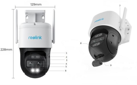 Kamera IP Reolink Trackmix Wired LTE z LAN 4MP