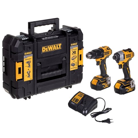 ZESTAW ELEKTRONARZĘDZI COMBO DEWALT DCK2062M2T (DCD709+DCF809) 18V 2X4,0AH